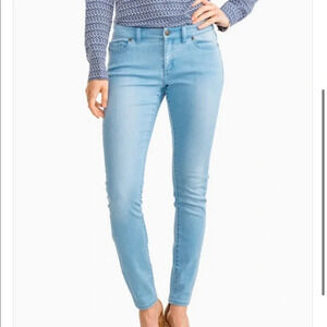 Southern Tide Resort Light Wash Denim Skinny Jeans, Women’s Size 28